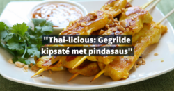 Thai-licious_ Gegrilde kipsaté met pindasaus