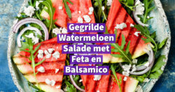 Gegrilde Watermeloen Salade met Feta en Balsamico-1